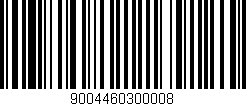 Código de barras (EAN, GTIN, SKU, ISBN): '9004460300008'