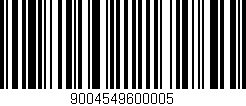 Código de barras (EAN, GTIN, SKU, ISBN): '9004549600005'