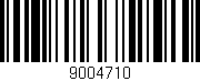 Código de barras (EAN, GTIN, SKU, ISBN): '9004710'
