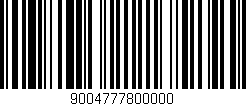 Código de barras (EAN, GTIN, SKU, ISBN): '9004777800000'