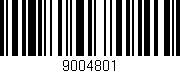 Código de barras (EAN, GTIN, SKU, ISBN): '9004801'