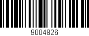 Código de barras (EAN, GTIN, SKU, ISBN): '9004826'