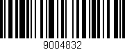 Código de barras (EAN, GTIN, SKU, ISBN): '9004832'