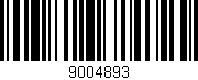 Código de barras (EAN, GTIN, SKU, ISBN): '9004893'