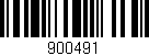 Código de barras (EAN, GTIN, SKU, ISBN): '900491'