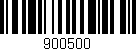 Código de barras (EAN, GTIN, SKU, ISBN): '900500'