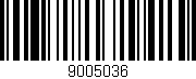 Código de barras (EAN, GTIN, SKU, ISBN): '9005036'