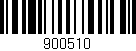 Código de barras (EAN, GTIN, SKU, ISBN): '900510'