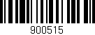 Código de barras (EAN, GTIN, SKU, ISBN): '900515'