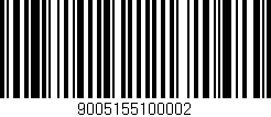 Código de barras (EAN, GTIN, SKU, ISBN): '9005155100002'