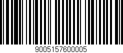 Código de barras (EAN, GTIN, SKU, ISBN): '9005157600005'