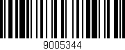 Código de barras (EAN, GTIN, SKU, ISBN): '9005344'