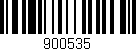Código de barras (EAN, GTIN, SKU, ISBN): '900535'