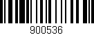 Código de barras (EAN, GTIN, SKU, ISBN): '900536'