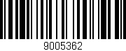 Código de barras (EAN, GTIN, SKU, ISBN): '9005362'