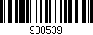 Código de barras (EAN, GTIN, SKU, ISBN): '900539'