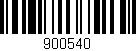 Código de barras (EAN, GTIN, SKU, ISBN): '900540'