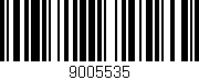 Código de barras (EAN, GTIN, SKU, ISBN): '9005535'