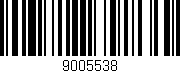 Código de barras (EAN, GTIN, SKU, ISBN): '9005538'