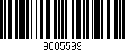 Código de barras (EAN, GTIN, SKU, ISBN): '9005599'