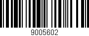 Código de barras (EAN, GTIN, SKU, ISBN): '9005602'