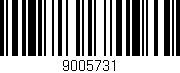 Código de barras (EAN, GTIN, SKU, ISBN): '9005731'