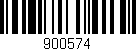 Código de barras (EAN, GTIN, SKU, ISBN): '900574'
