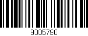 Código de barras (EAN, GTIN, SKU, ISBN): '9005790'