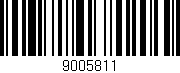 Código de barras (EAN, GTIN, SKU, ISBN): '9005811'