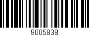 Código de barras (EAN, GTIN, SKU, ISBN): '9005838'
