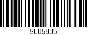 Código de barras (EAN, GTIN, SKU, ISBN): '9005905'