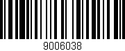 Código de barras (EAN, GTIN, SKU, ISBN): '9006038'