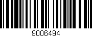 Código de barras (EAN, GTIN, SKU, ISBN): '9006494'