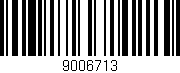 Código de barras (EAN, GTIN, SKU, ISBN): '9006713'