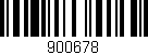 Código de barras (EAN, GTIN, SKU, ISBN): '900678'