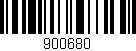 Código de barras (EAN, GTIN, SKU, ISBN): '900680'