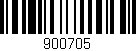 Código de barras (EAN, GTIN, SKU, ISBN): '900705'