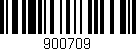 Código de barras (EAN, GTIN, SKU, ISBN): '900709'