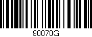 Código de barras (EAN, GTIN, SKU, ISBN): '90070G'