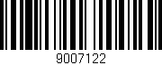 Código de barras (EAN, GTIN, SKU, ISBN): '9007122'