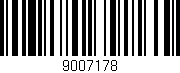Código de barras (EAN, GTIN, SKU, ISBN): '9007178'