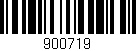 Código de barras (EAN, GTIN, SKU, ISBN): '900719'