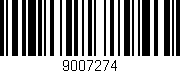 Código de barras (EAN, GTIN, SKU, ISBN): '9007274'