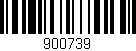 Código de barras (EAN, GTIN, SKU, ISBN): '900739'