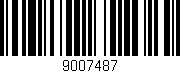 Código de barras (EAN, GTIN, SKU, ISBN): '9007487'
