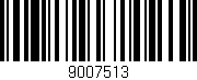 Código de barras (EAN, GTIN, SKU, ISBN): '9007513'