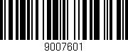 Código de barras (EAN, GTIN, SKU, ISBN): '9007601'