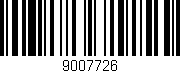 Código de barras (EAN, GTIN, SKU, ISBN): '9007726'