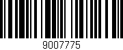 Código de barras (EAN, GTIN, SKU, ISBN): '9007775'