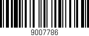 Código de barras (EAN, GTIN, SKU, ISBN): '9007786'